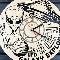 QEZNEF Beige Solid Traditional Wall Clock-picture-27