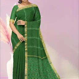 The Chennai Silks Woven Design Zari Pure Cotton Pochampally Saree-picture-16
