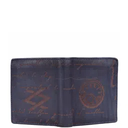 KOMPANERO Maverick Men Geometric Printed Leather Two Fold Wallet image 3