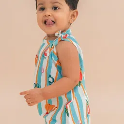 A Toddler Thing Babies Cotton Knot Type Romper Mini Tropicano-picture-57