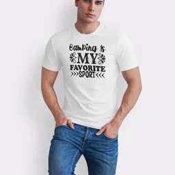 Seekbuylove Men Typography Printed Bio Finish T-shirt image 3