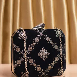 ARTKLIM Embroidered Box Clutch-picture-13