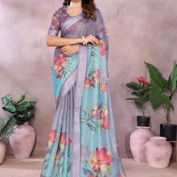 GOHILL ENTERPRISE Floral Woven Design Saree-picture-13