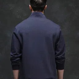 RARE RABBIT Men Mock Collar Cotton Sweatshirt image 4