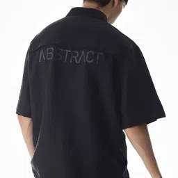 Jack & Jones Typography Printed Spread Collar Oversized Casual Shirt image 5