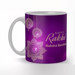 Mr UVD White & Purple Graphic Printed Ceramic Glossy Mug 350 ml-picture-25