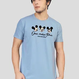 Greylongg Men Graphic Printed Round Neck Cotton T-shirt image 1