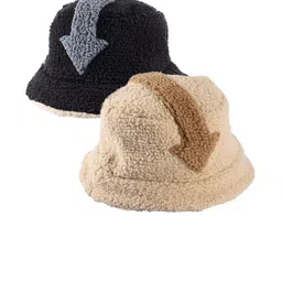 Xenpachi Unisex Black Self Design Bucket Hat-picture-20