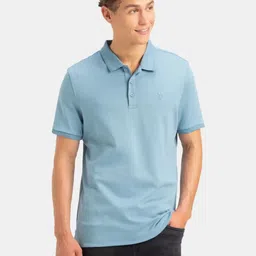 Jockey Super Combed Cotton Rich Solid Half Sleeve Polo Tshirt-3912-picture-18
