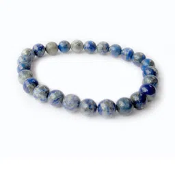 Divine souvenirs Unisex Lapis Lazuli Beaded Elasticated Bracelet-picture-32
