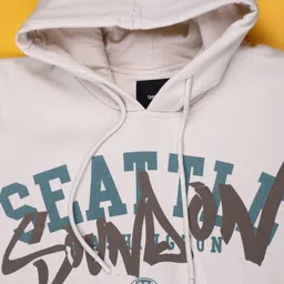 V-Mart Girls Printed Hooded Sweatshirt image 4