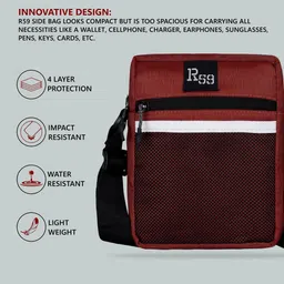 Harissons Unisex Messenger Bag image 2