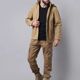 MOUNTMILLER Men's Solid Ripstop Tactical Cargo Pant image 3