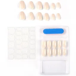 NAILWIND Set Of 24 Press On Nails - White - V-23 image 4