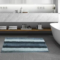 RJVT Grey Microfibre 1400 GSM Bath Rugs image 2