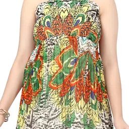 BAESD Print Georgette A-Line Midi Dress image 2