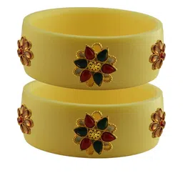 Vidhya Kangan Women Beige Bangle-picture-36