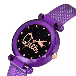Miss Perfect Women Embellished Dial & Straps Analogue Watch Cvv54 image 3
