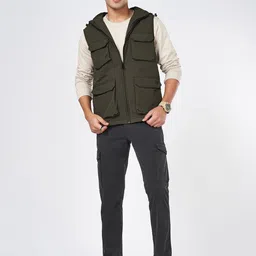 Urban Ranger by pantaloons Men Longline Tailored Jacket image 2