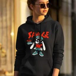 Dagcros Girls Printed Hooded Long Sleeves Sweatshirt-picture-12