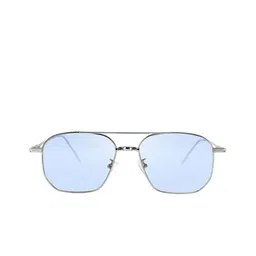 Eyedens Unisex Blue Lens & Silver-Toned Round Sunglasses with image 3