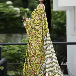 KALINI Floral Bagru Saree image 2