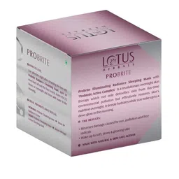 Lotus Herbals Probrite Illuminating Radiance Sleeping Mask- 50g image 3