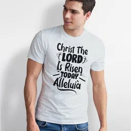 Seekbuylove Men Typography Printed Bio Finish T-shirt image 5