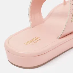 Anouk Women Ethnic Motif Detailing One Toe Flats image 5