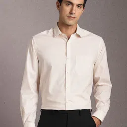 Louis Philippe Checked Pure Cotton Formal Shirt-picture-41