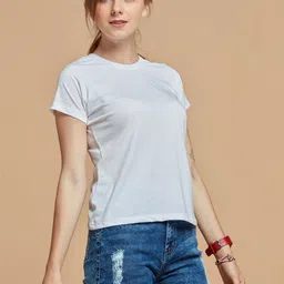 METALHAWK Women Typography Printed T-shirt image 5