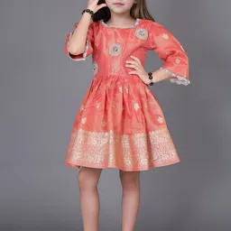 Ethzy Floral Jacquard Fit & Flare Dress-picture-37