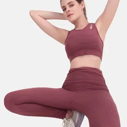 Wearjukebox Round Neck Bra With Tight Co-Ords Set image 4