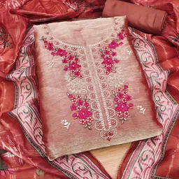 Lilots Unstitched Dress Material image 3