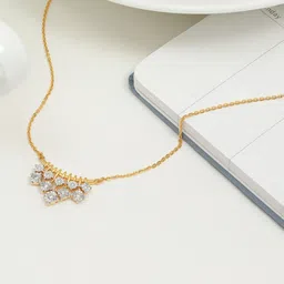 CANDERE A KALYAN JEWELLERS COMPANY Packed Miracle 14Kt Gold Necklace 0.13 Ct Diamond-picture-16
