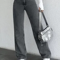 VK FASHION Women Jean Boyfriend Fit High-Rise Light Fade Stretchable Jeans-image-64