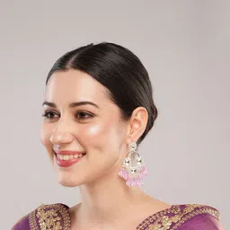 VATSALYA creation Alloy Artificial Stones Earrings-image-0