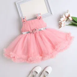 The Magic Wand Girls Gathered or Pleated Fit & Flare Dress-picture-21