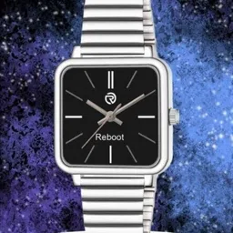 REBOOT Men Stainless Steel Bracelet Style Analogue Watch New177_151 Black Designer Square-picture-28