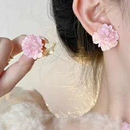 Adornity Women Pink Earrings-picture-16