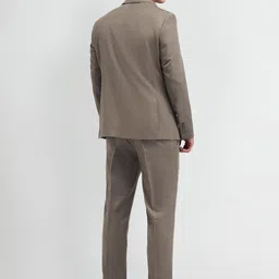 Arrow Notched Lapel Single-Breasted Long Sleeves Two Piece Suits image 4