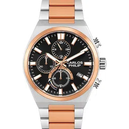 CARLOS PHILIP Men Dial & Stainless Steel Straps Analogue Chronograph Watch Orbit-3864-12-picture-29