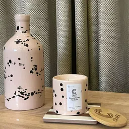 Crafx Brown & White Jar Candle image 4