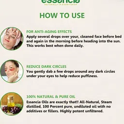 essancia Grapeseed Carrier Oil For Face & Body Massage - 30 ML image 3