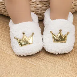 NESKA MODA Unisex Kids Cotton Booties image 3