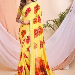 Leelavati Floral Pure Chiffon Saree-picture-16