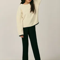 Vero Moda Girls High-Rise Pleated Trousers-image-75