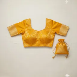 NIWAA Zari Silk Blend Saree image 4