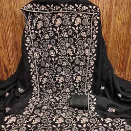 Peachmode Embroidered Unstitched Dress Material image 3