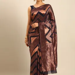 Fashion Petals Women Woven Design Saree-picture-32